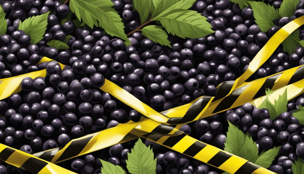 Black Elderberry Precautions