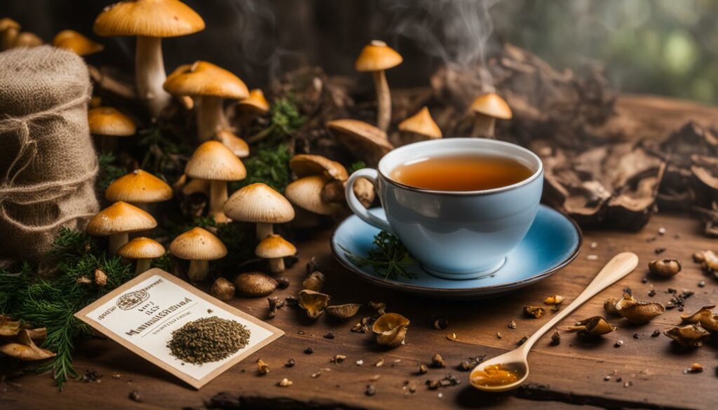 medicinal mushroom tea