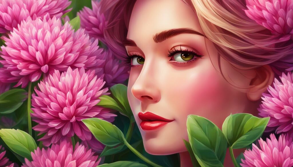 red clover for skin