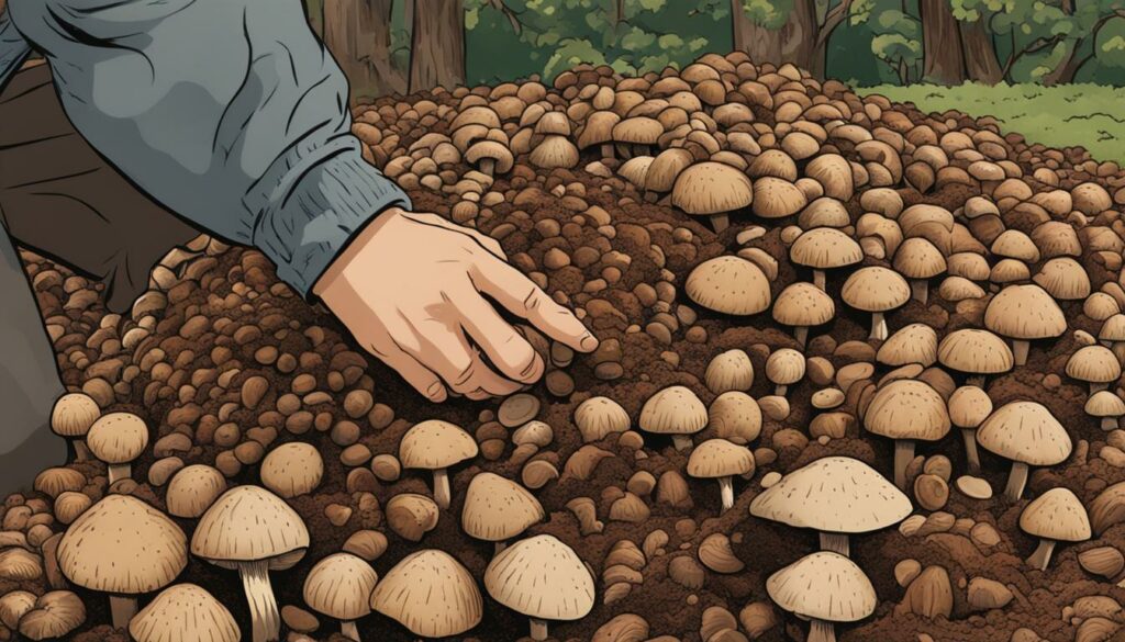 selecting Shiitake Mushroom