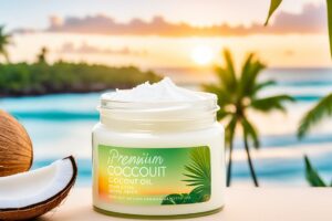 Premium Coconut Oil Moisturizer for Dry Skin Relief