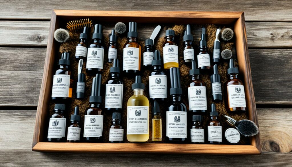 beard grooming products