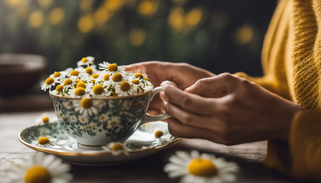 chamomile tea for menstrual cramps