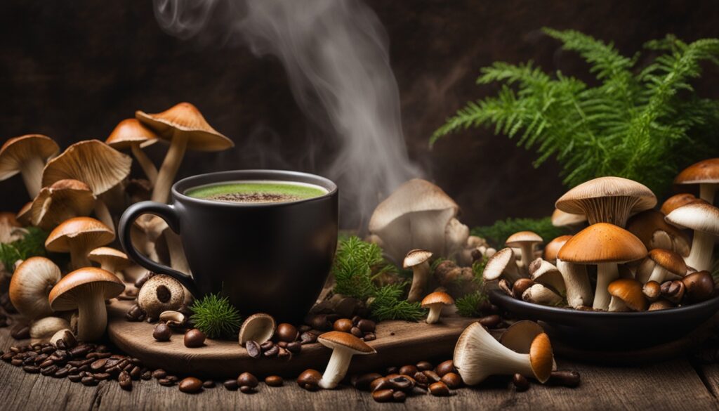 vegan mushroom coffee products