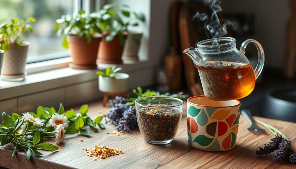 how to brew herbal tea