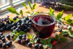 Soothe Irritated Lungs with Elderberry Tea