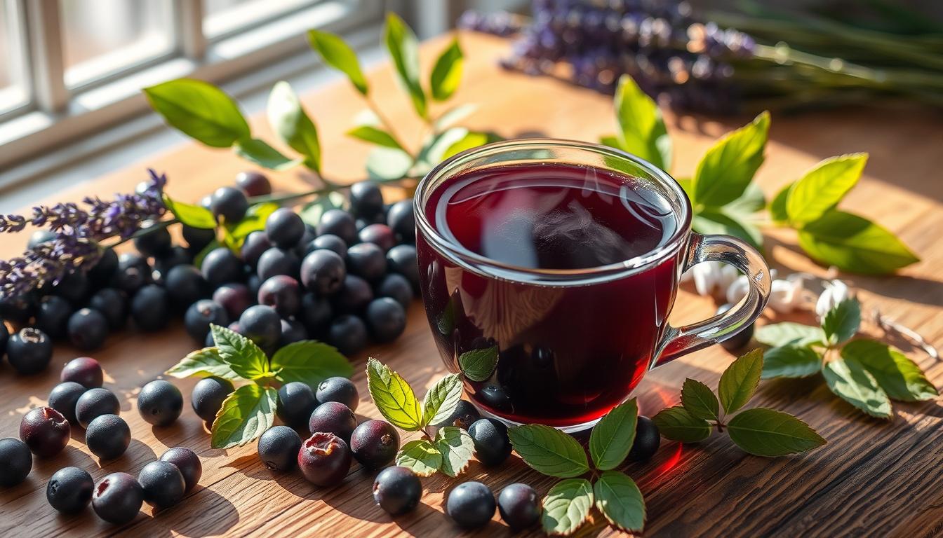 Soothe Irritated Lungs with Elderberry Tea