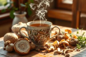 Mushroom-Tea Blend: Quality Coffee Alternative