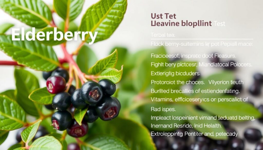 elderberry nutritional profile