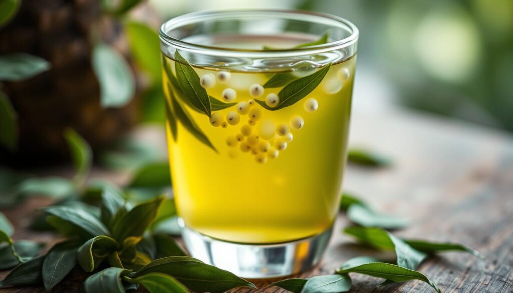 probiotic-fermented green tea