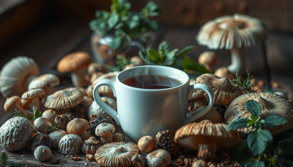 quality mushroom-tea blend