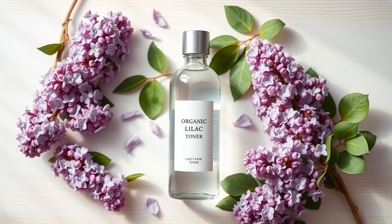 Organic Lilac Facial Toner: Natural Skin Refresh