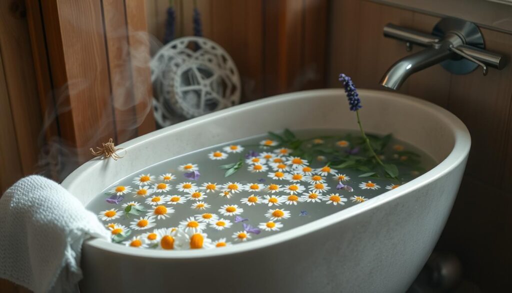 Sitz bath with natural ingredients