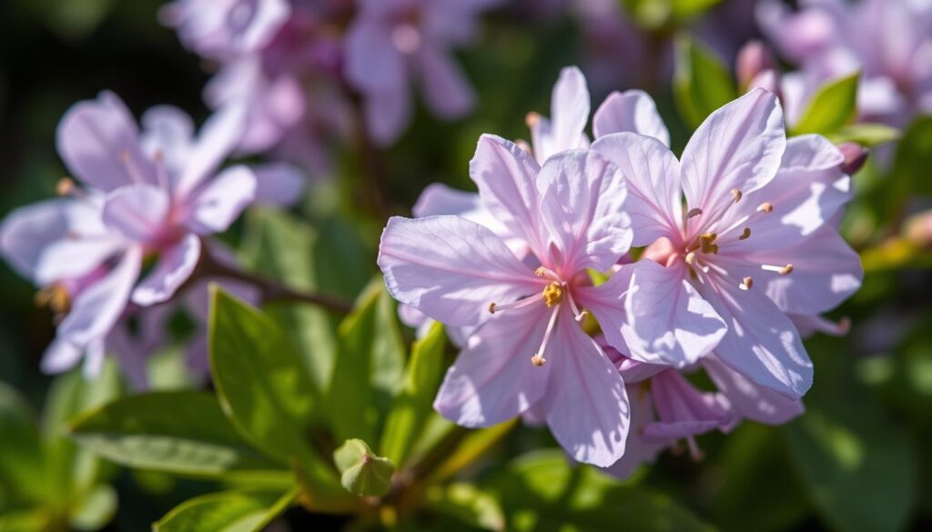 lilac witch hazel flowers