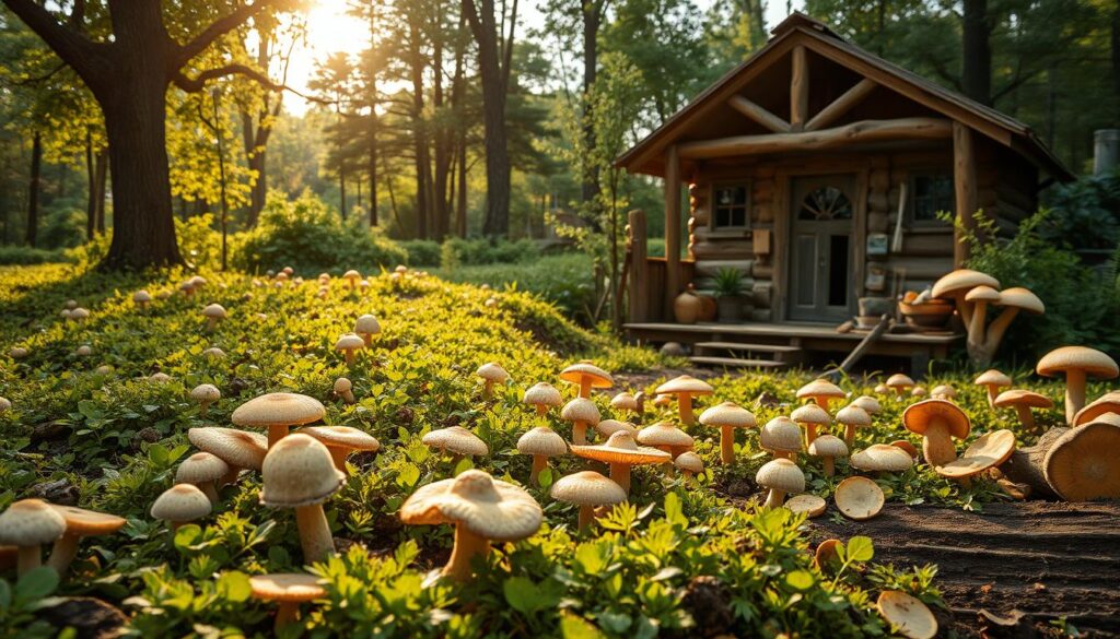 mushroom farming