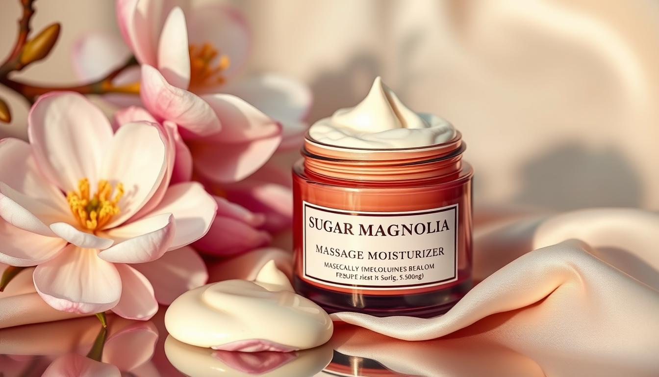 Sugar Magnolia Massage Moisturizer: Silky Smooth Skin