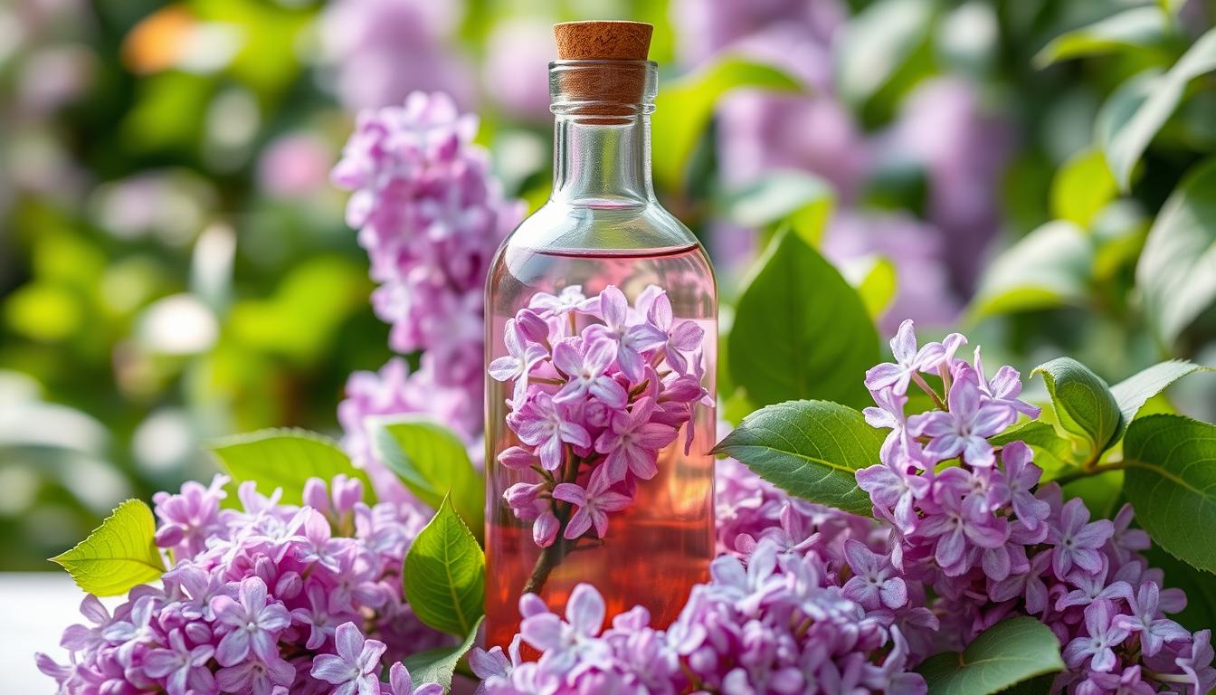 lilac infused witch hazel for your skin