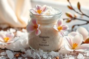 Luxurious Magnolia Body Scrub: Revive Your Skin with Natural Botanical Care