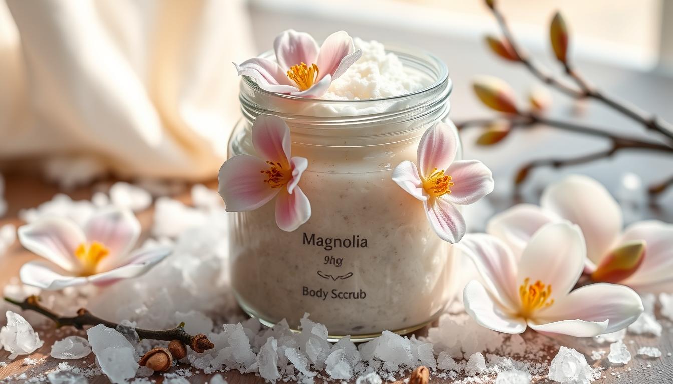 Luxurious Magnolia Body Scrub: Revive Your Skin with Natural Botanical Care