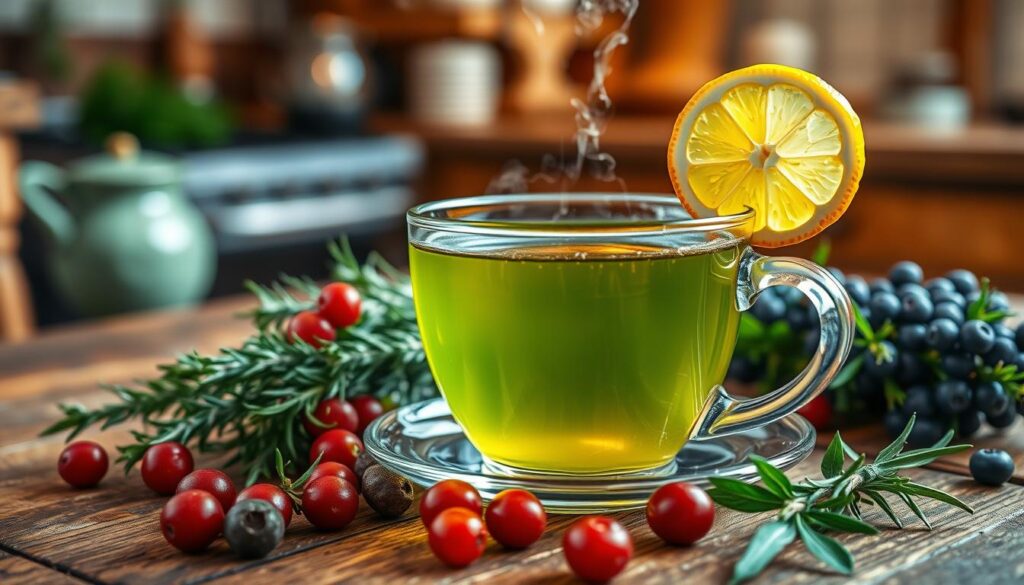 caffeinated tea for immune system support