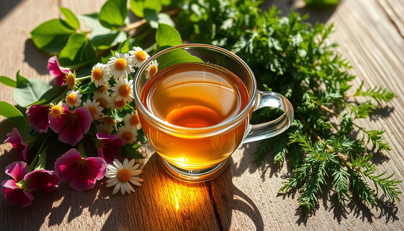 erbal tea increases collagen production