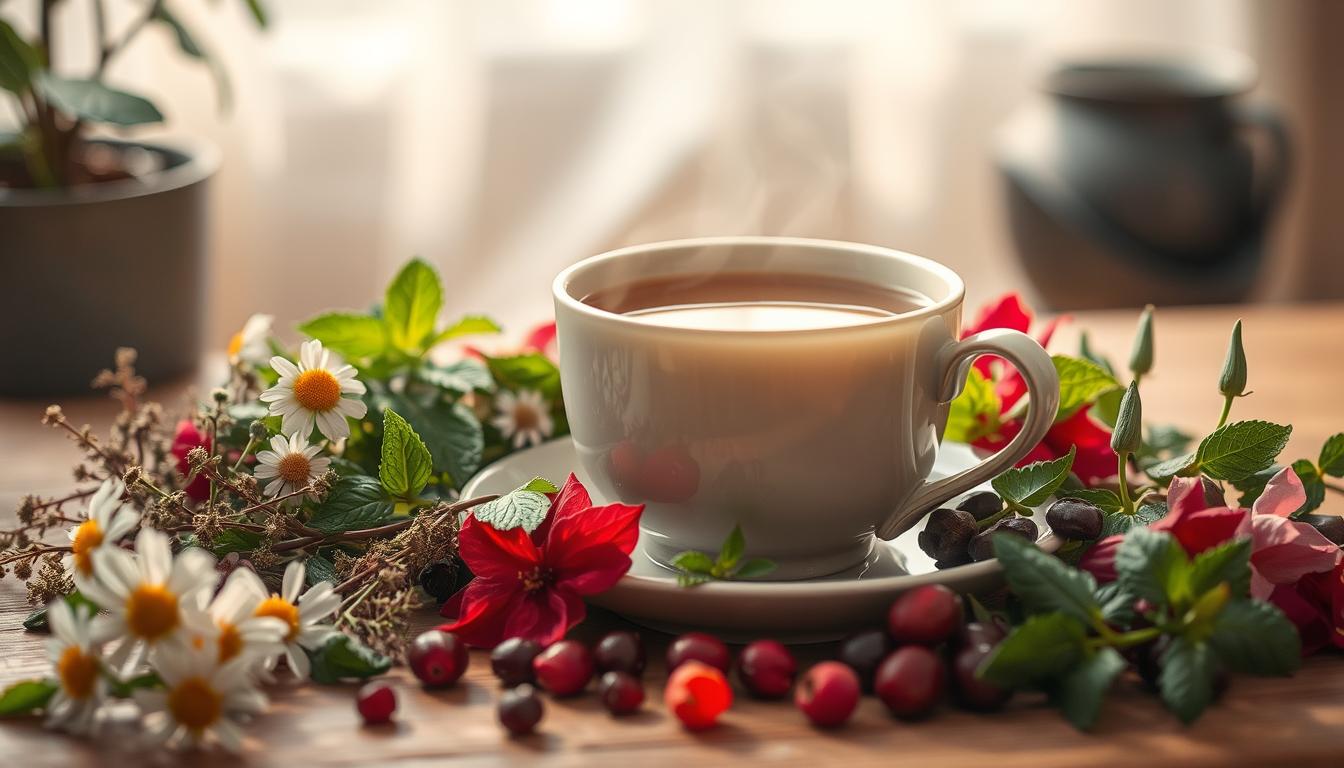 herbal tea increases collagen production and promotes a beautiful night's rest